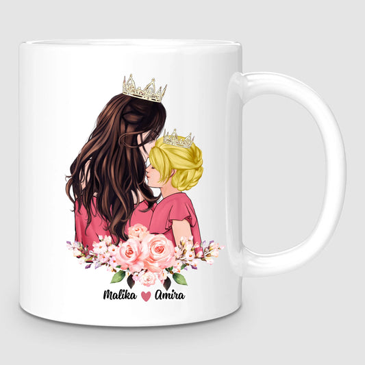 Reine & Princesse | Mug Personnalisé