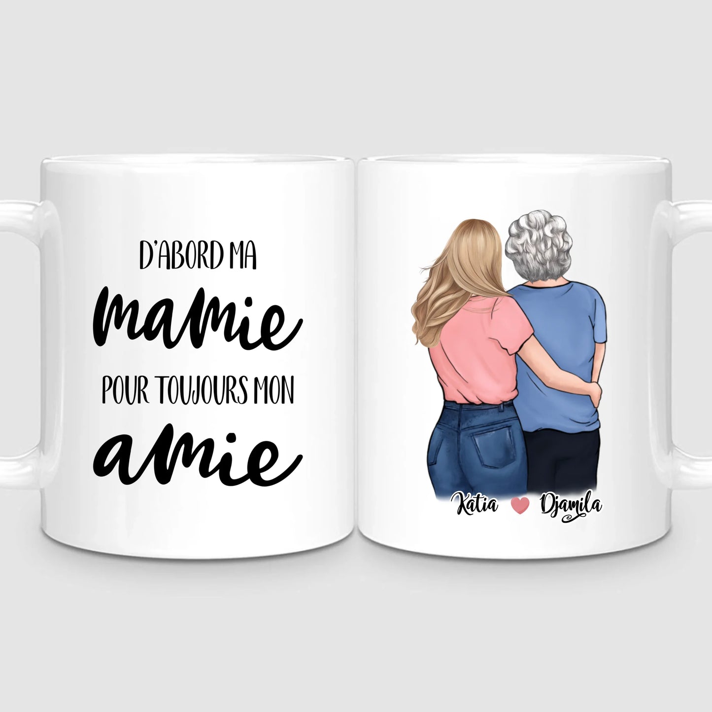 Grand-Mère & Petite-Fille | Mug Personnalisé