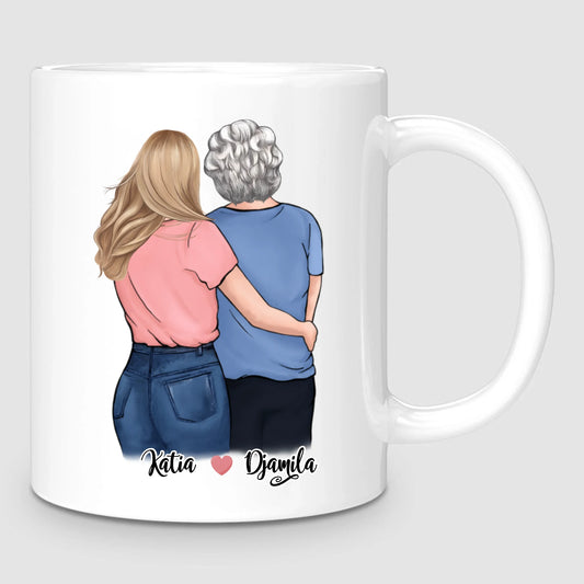 Grand-Mère & Petite-Fille | Mug Personnalisé