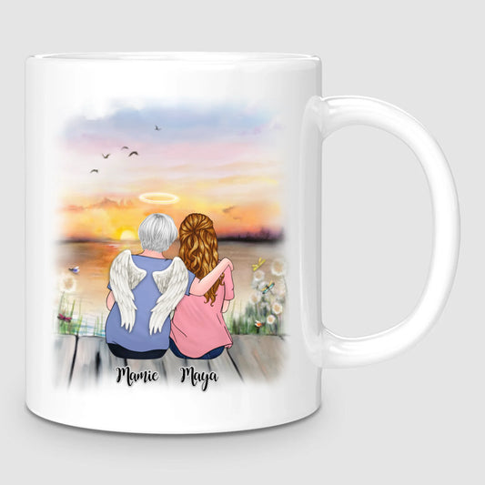 Mamie & Petite-Fille | Hommage | Mug Personnalisé