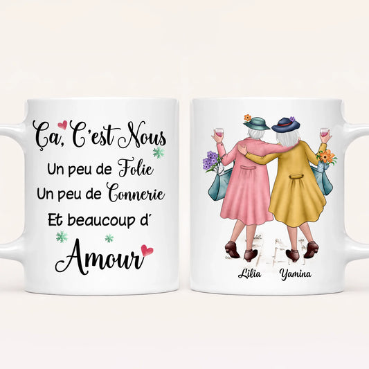 2 Meilleures Amies | Mug Personnalisé