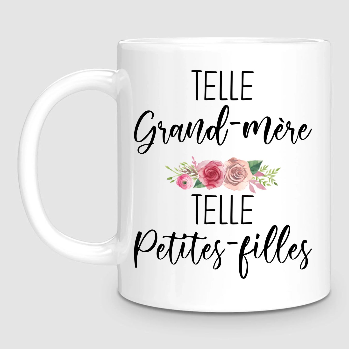 Grand-Mère & 2 Petites-Filles | Mug Personnalisé