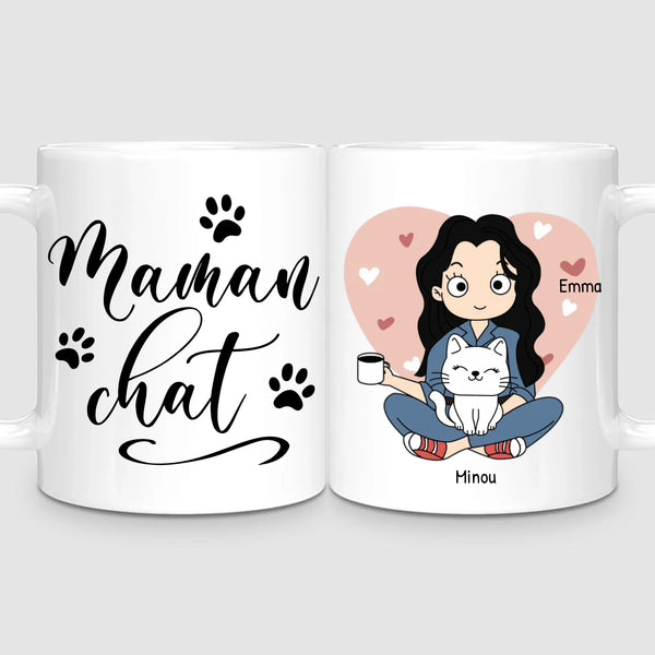 Maman Chat  | Mug Personnalisé