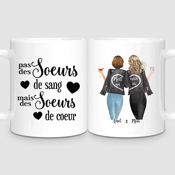 Jusqu'à 4 Meilleures Amies | Mug Personnalisé