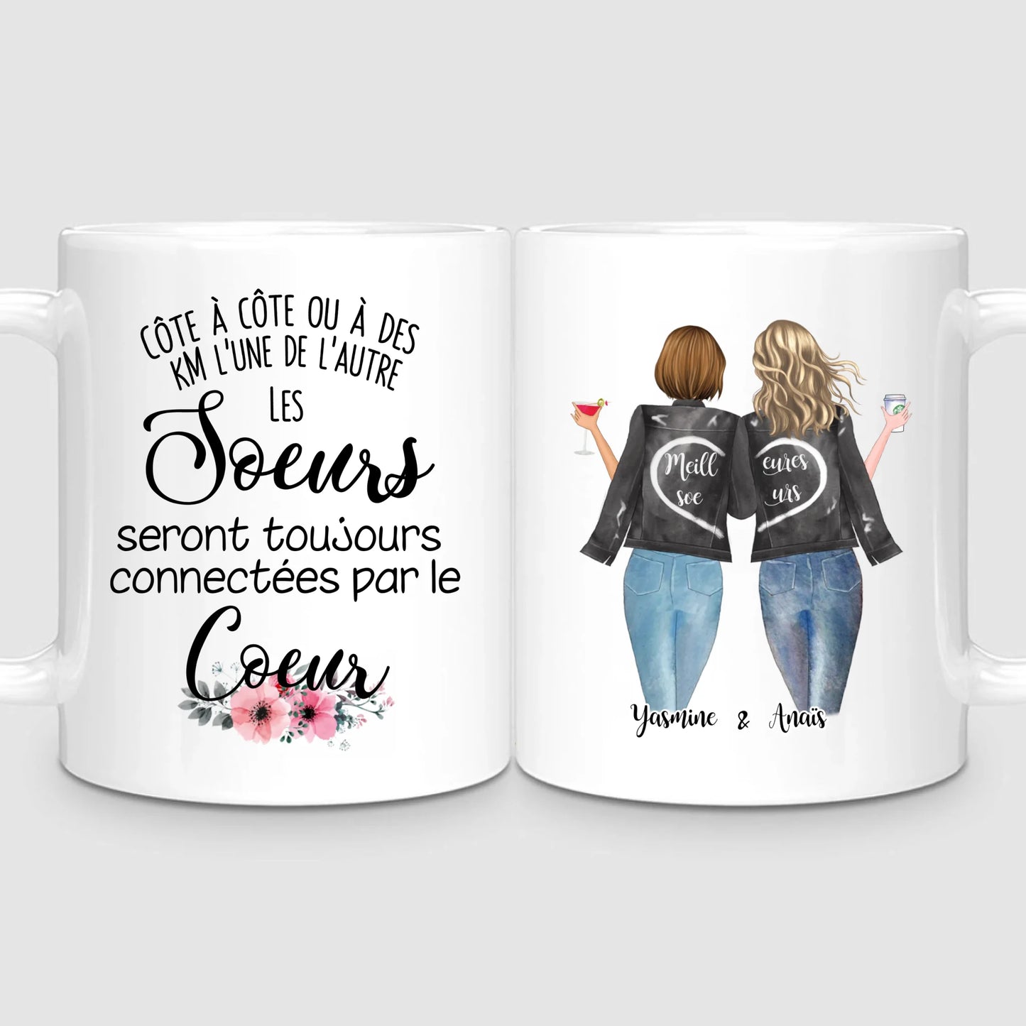 Jusqu'à 4 Sœurs | Mug Personnalisé
