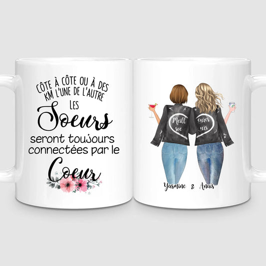 Jusqu'à 4 Sœurs | Mug Personnalisé