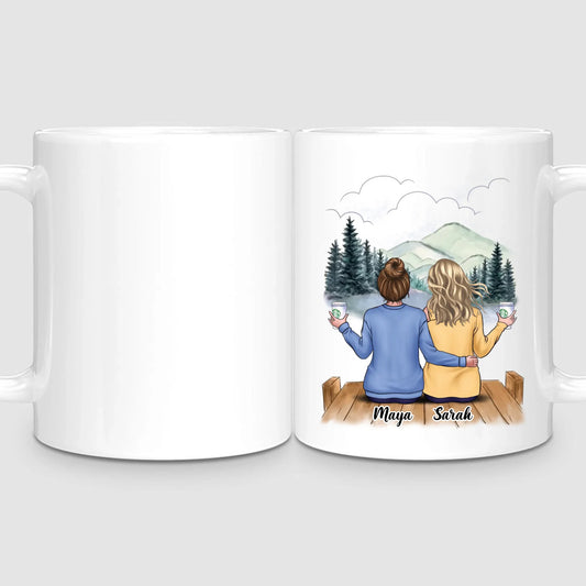 Jusqu'à 6 Soeurs | Mug Personnalisé