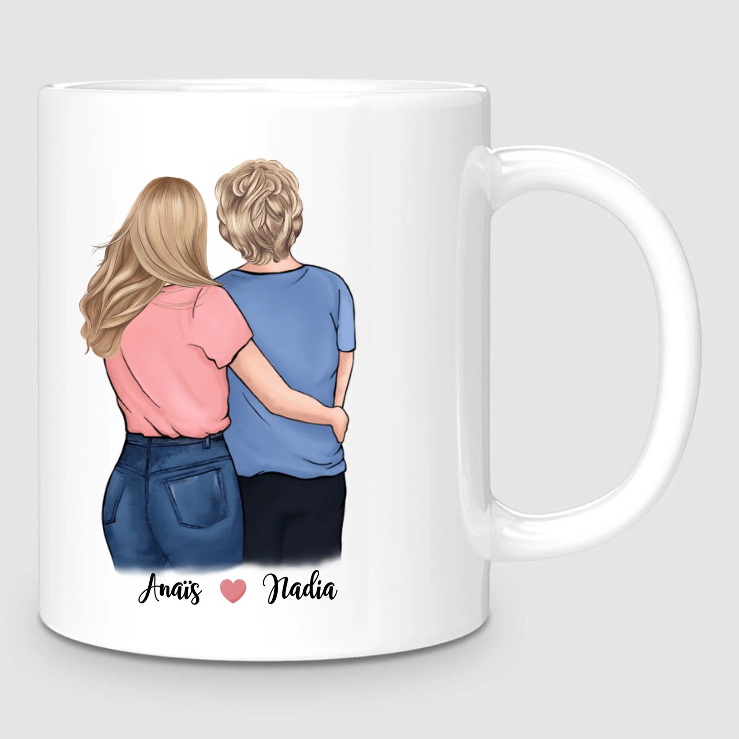 Mère & Fille | Mug Personnalisé