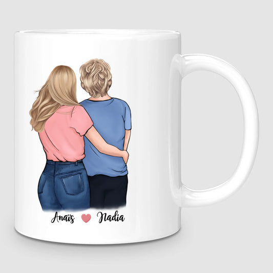 Mère & Fille | Mug Personnalisé