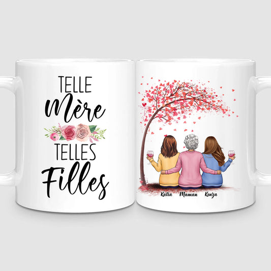 Telle Mère, Telles Filles | Mug Personnalisé