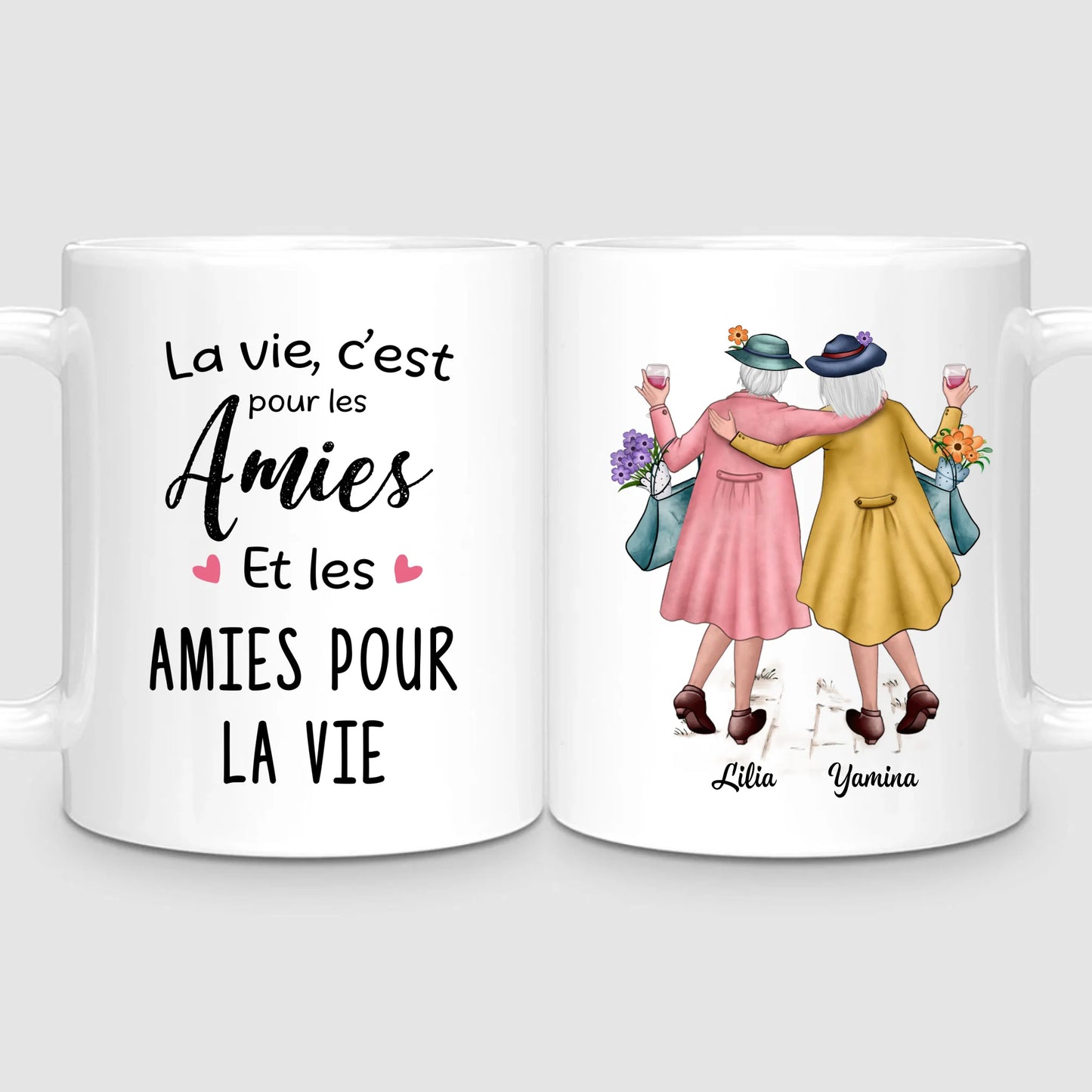 2 Amies Matures | Mug Personnalisé