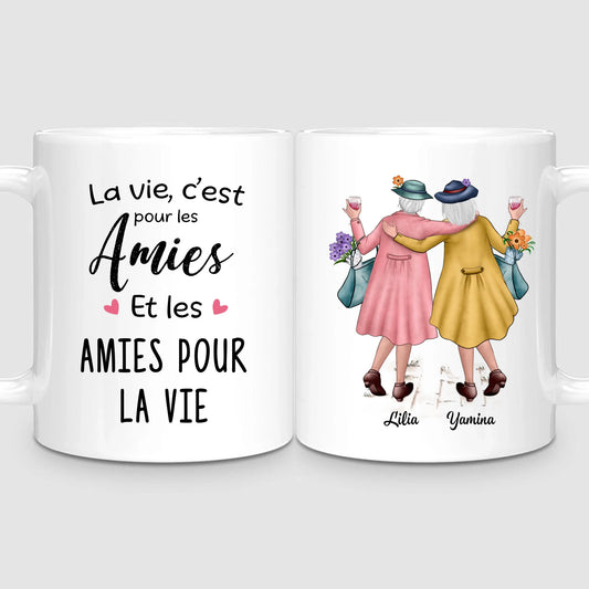 2 Amies Matures | Mug Personnalisé