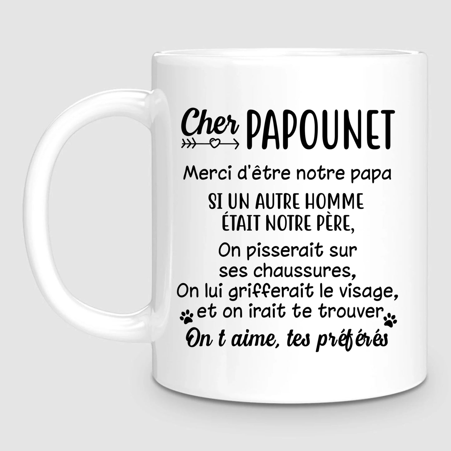 Homme & jusqu'à 3 Chats | Mug Personnalisé