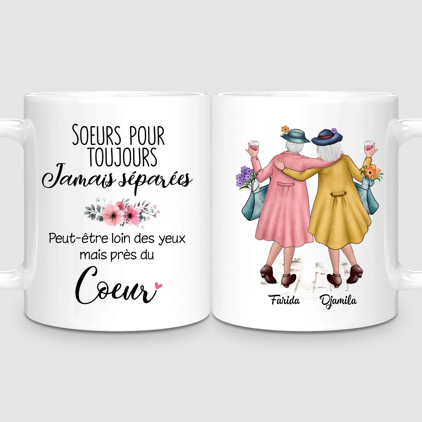 2 Soeurs Matures | Mug Personnalisé
