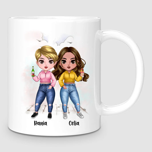 Jusqu'à 7 Soeurs | Mug Personnalisé