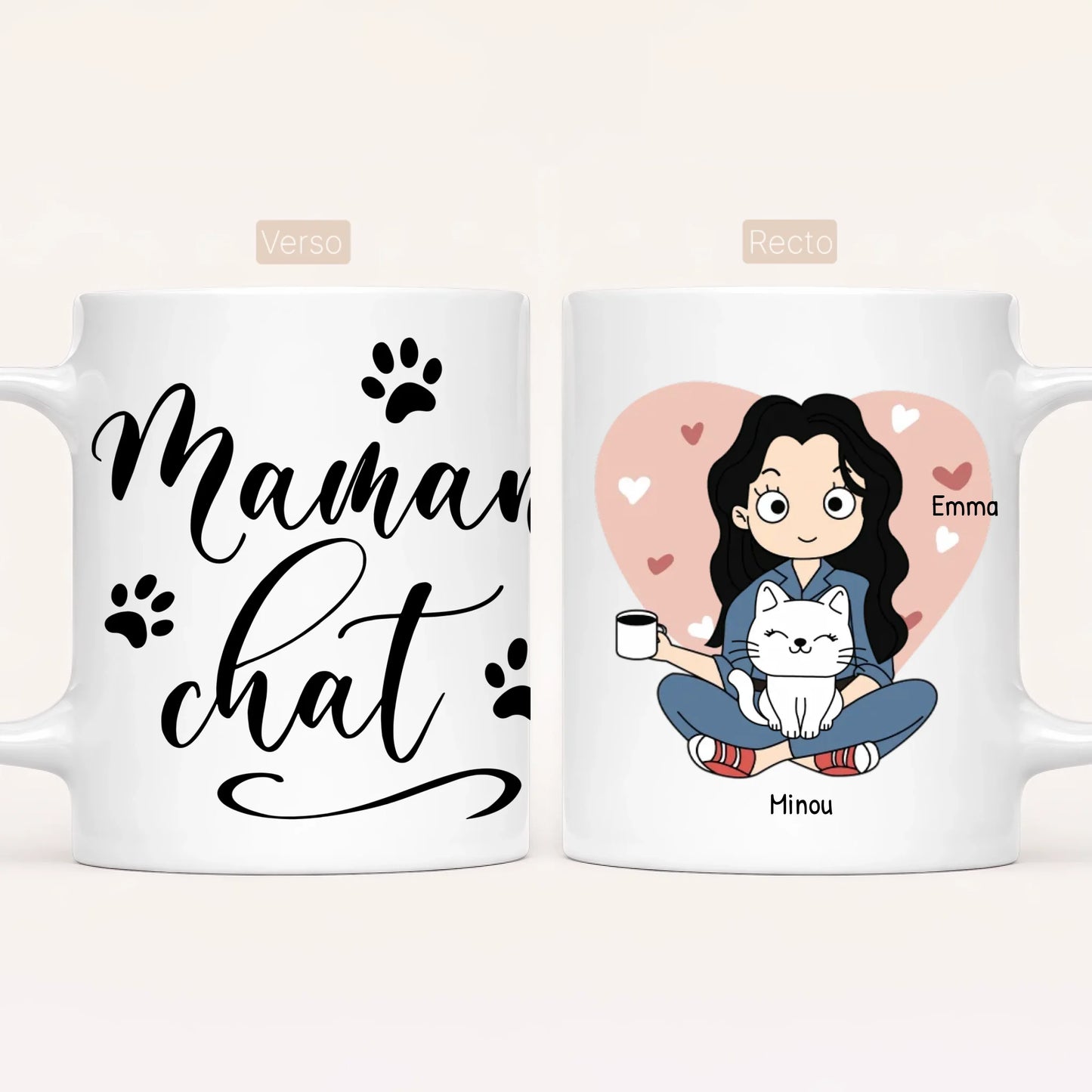 Maman Chat  | Mug Personnalisé
