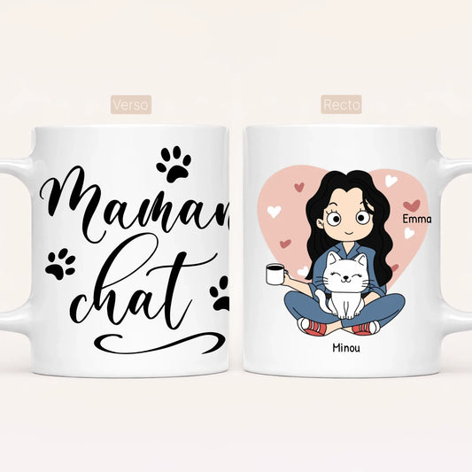 Maman Chat  | Mug Personnalisé