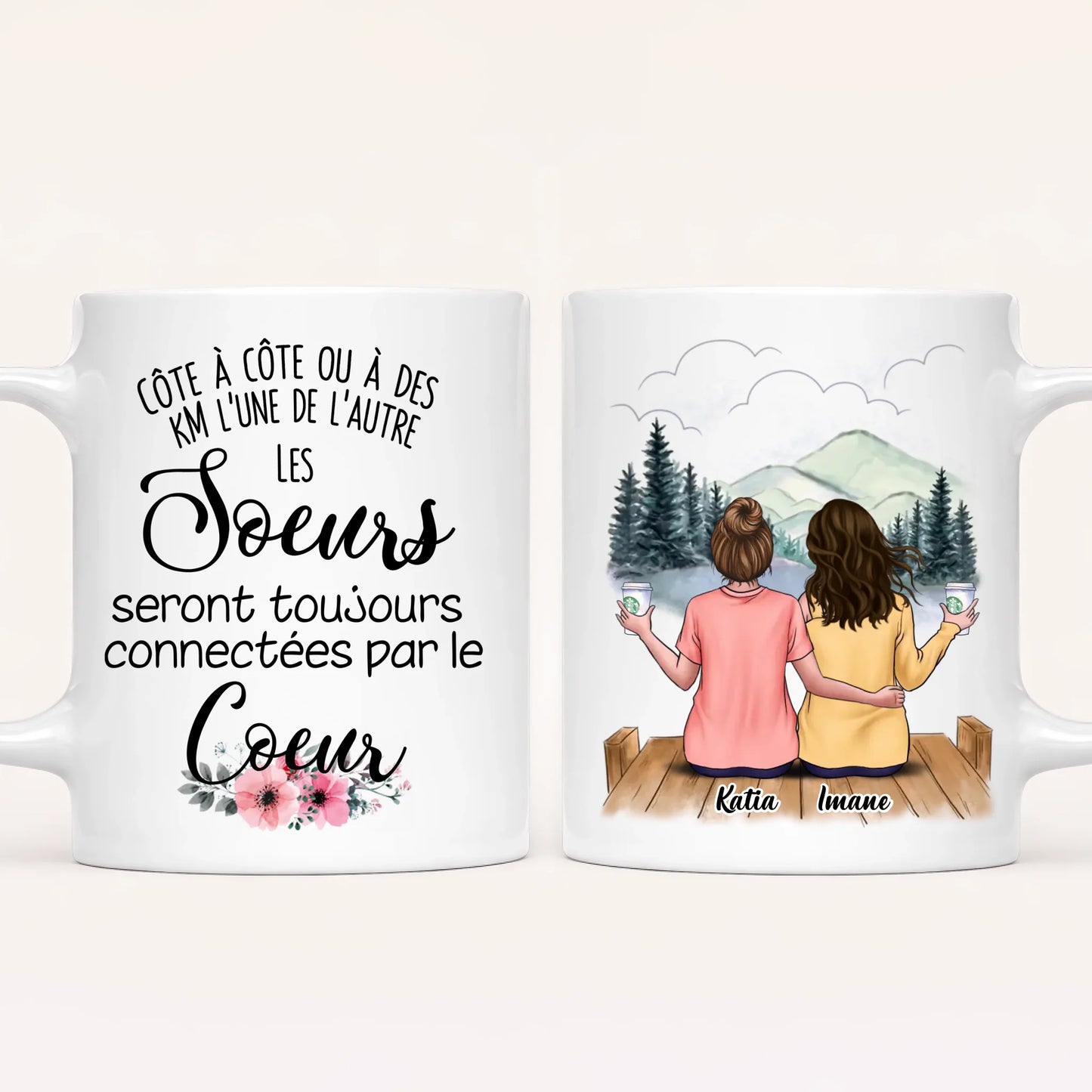 Jusqu'à 6 Soeurs | Mug Personnalisé