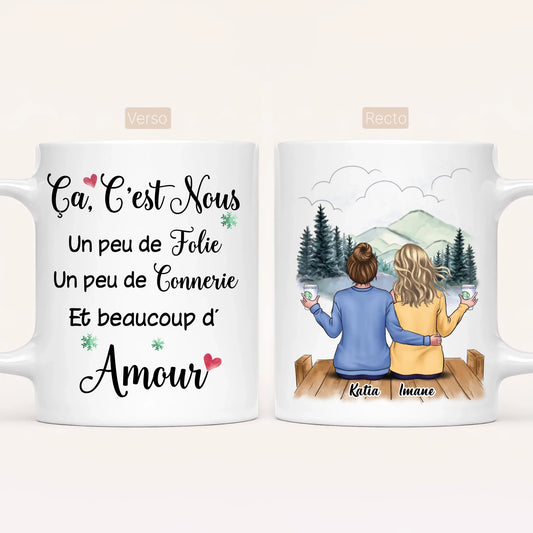 Jusqu'à 6 Soeurs | Mug Personnalisé