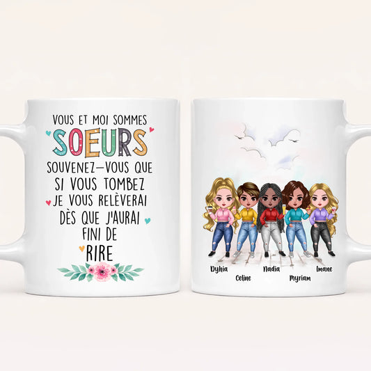 Jusqu'à 7 Soeurs | Mug Personnalisé