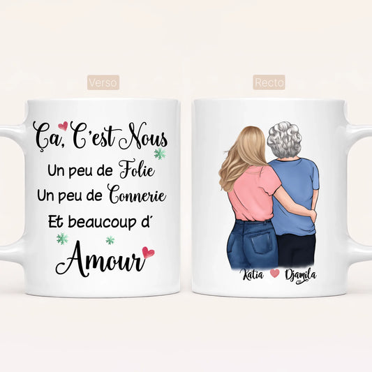 Grand-Mère & Petite-Fille | Mug Personnalisé