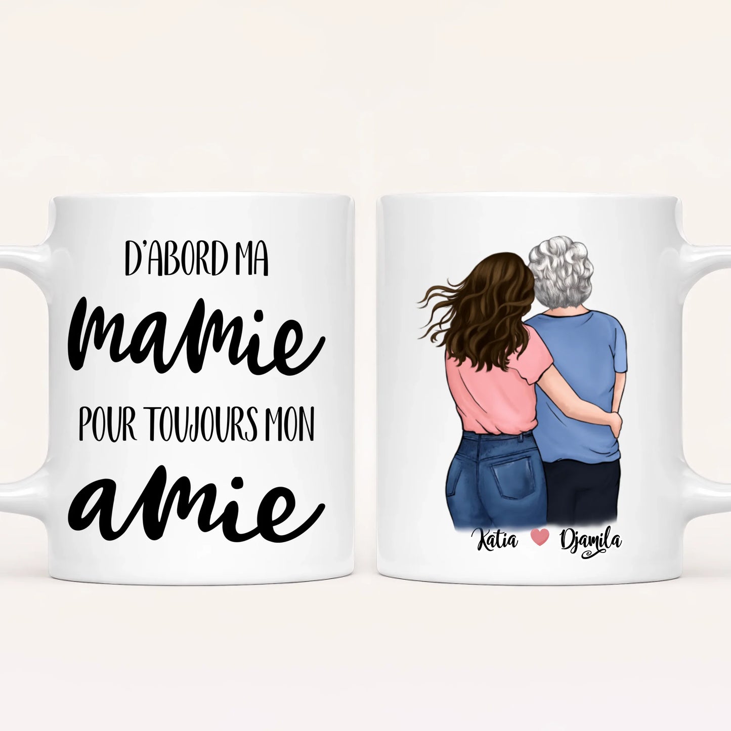 Grand-Mère & Petite-Fille | Mug Personnalisé