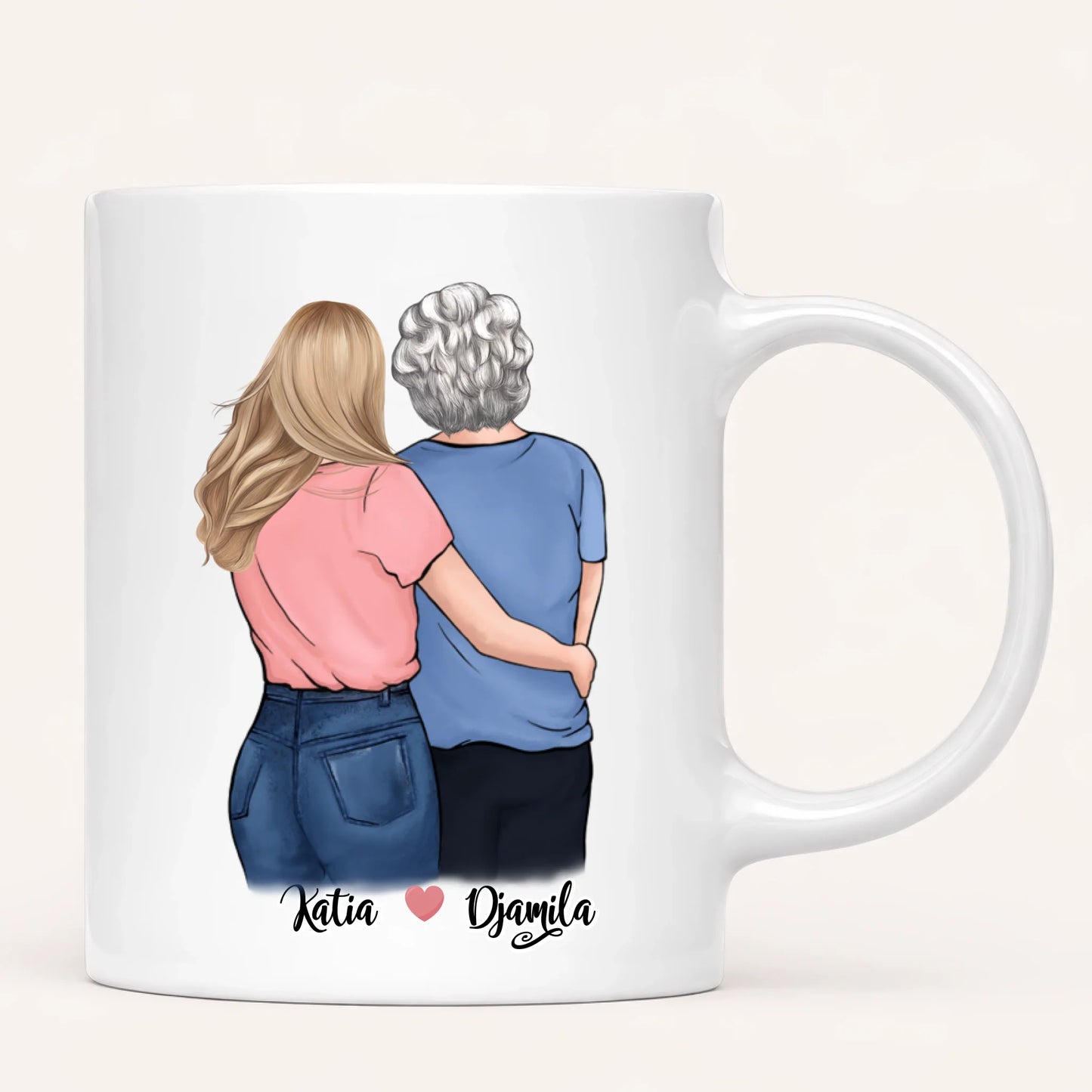 Grand-Mère & Petite-Fille | Mug Personnalisé