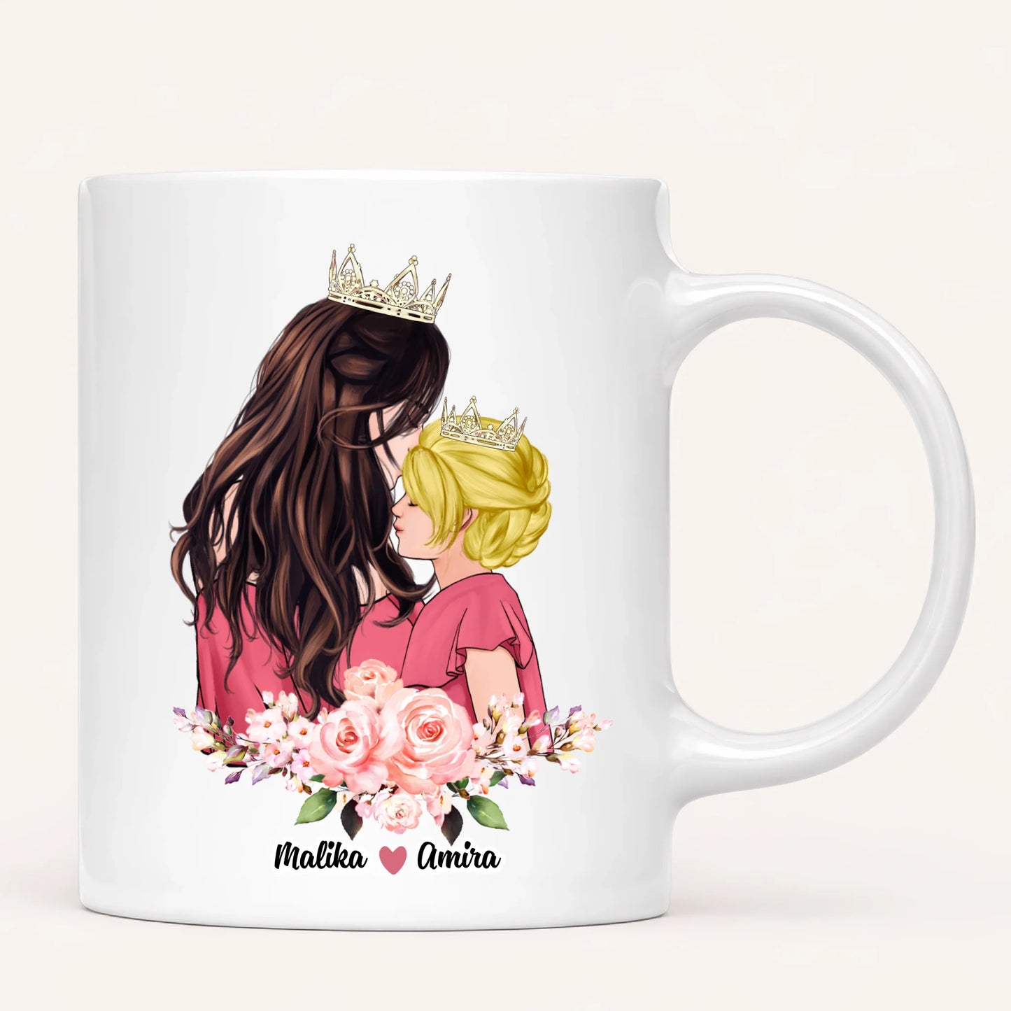 Reine & Princesse | Mug Personnalisé