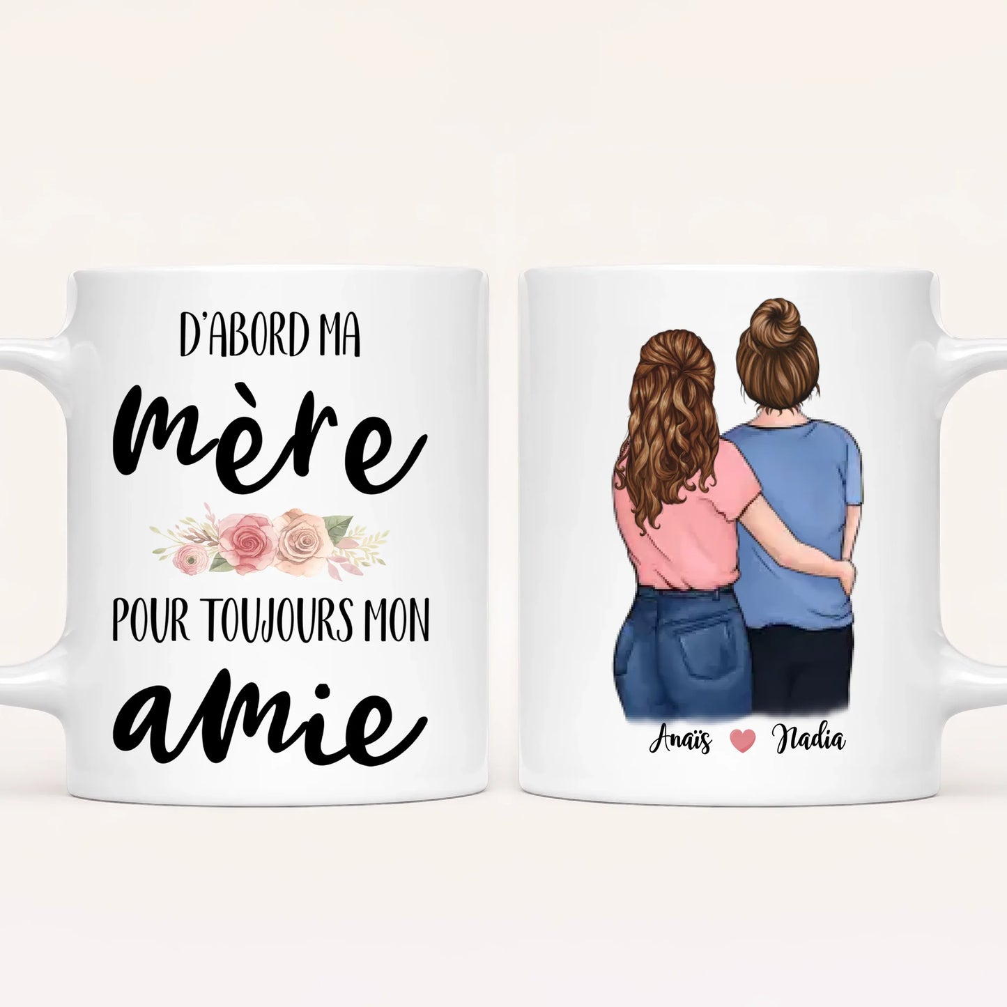 Mère & Fille | Mug Personnalisé