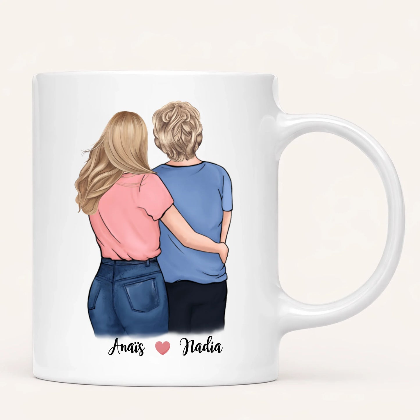Mère & Fille | Mug Personnalisé