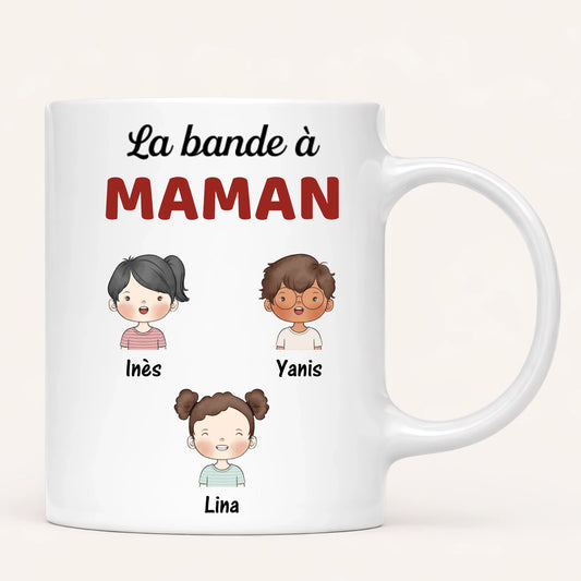 Jusqu'à 10 Enfants | La Bande à Maman | Mug Personnalisé