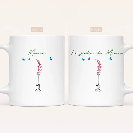 Le Jardin de Maman | Jusqu'à 8 Enfants | Mug Personnalisé