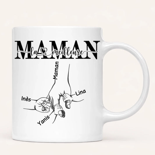 La Meilleure Maman | Jusqu'à 7 enfants | Mug Personnalisé