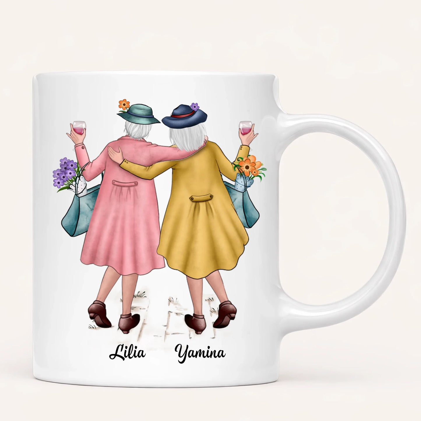 2 Meilleures Amies | Mug Personnalisé