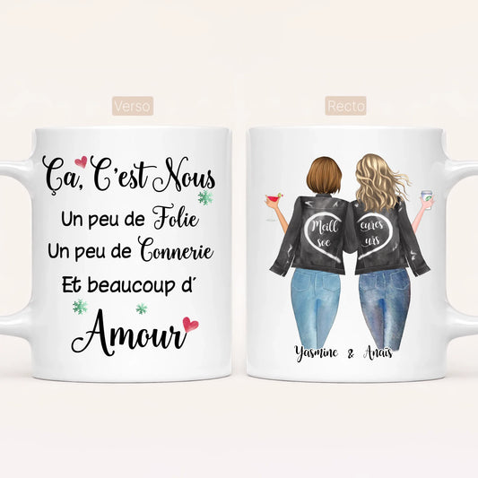 Jusqu'à 4 Sœurs | Mug Personnalisé