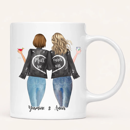 Jusqu'à 4 Sœurs | Mug Personnalisé