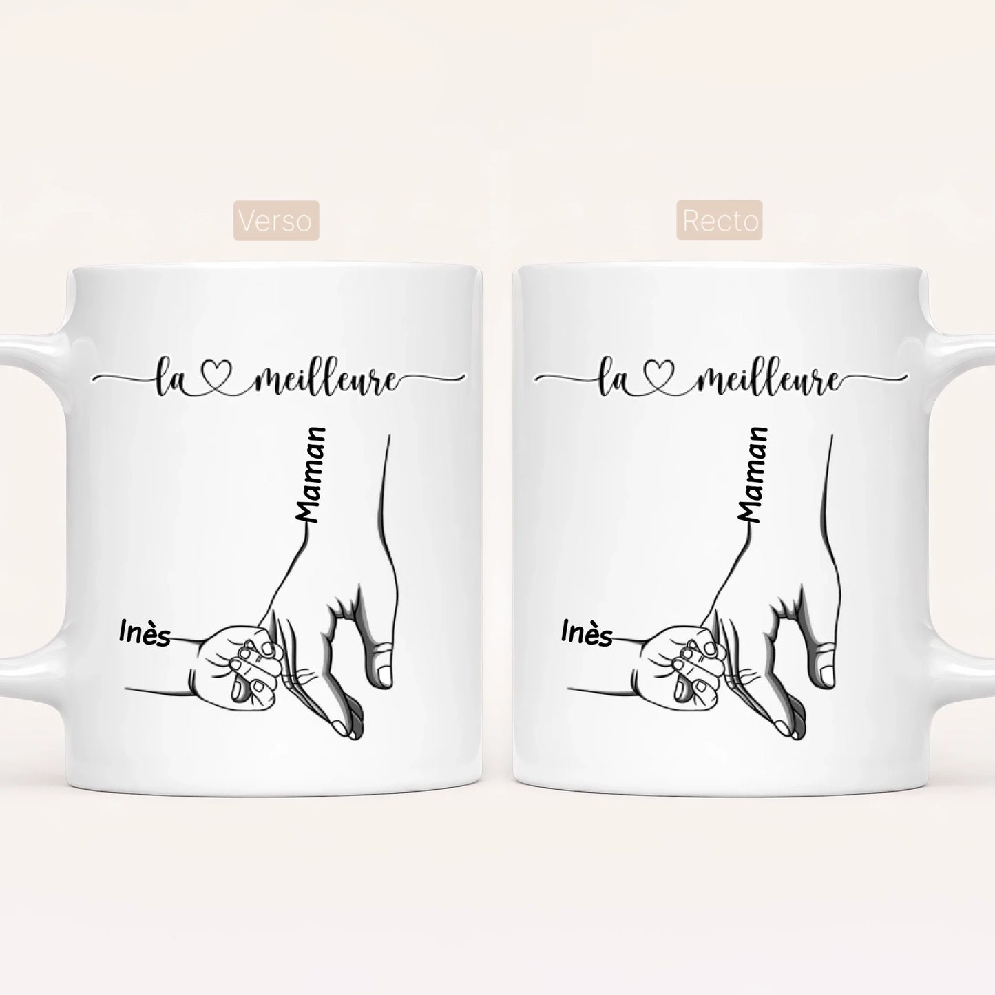 La Meilleure Maman | Jusqu'à 7 enfants | Mug Personnalisé