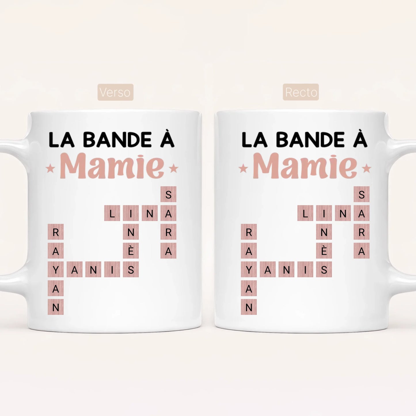La Bande à Maman | Mots Croisés | Mug Personnalisé
