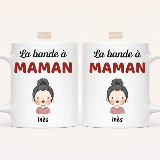 Jusqu'à 10 Enfants | La Bande à Maman | Mug Personnalisé