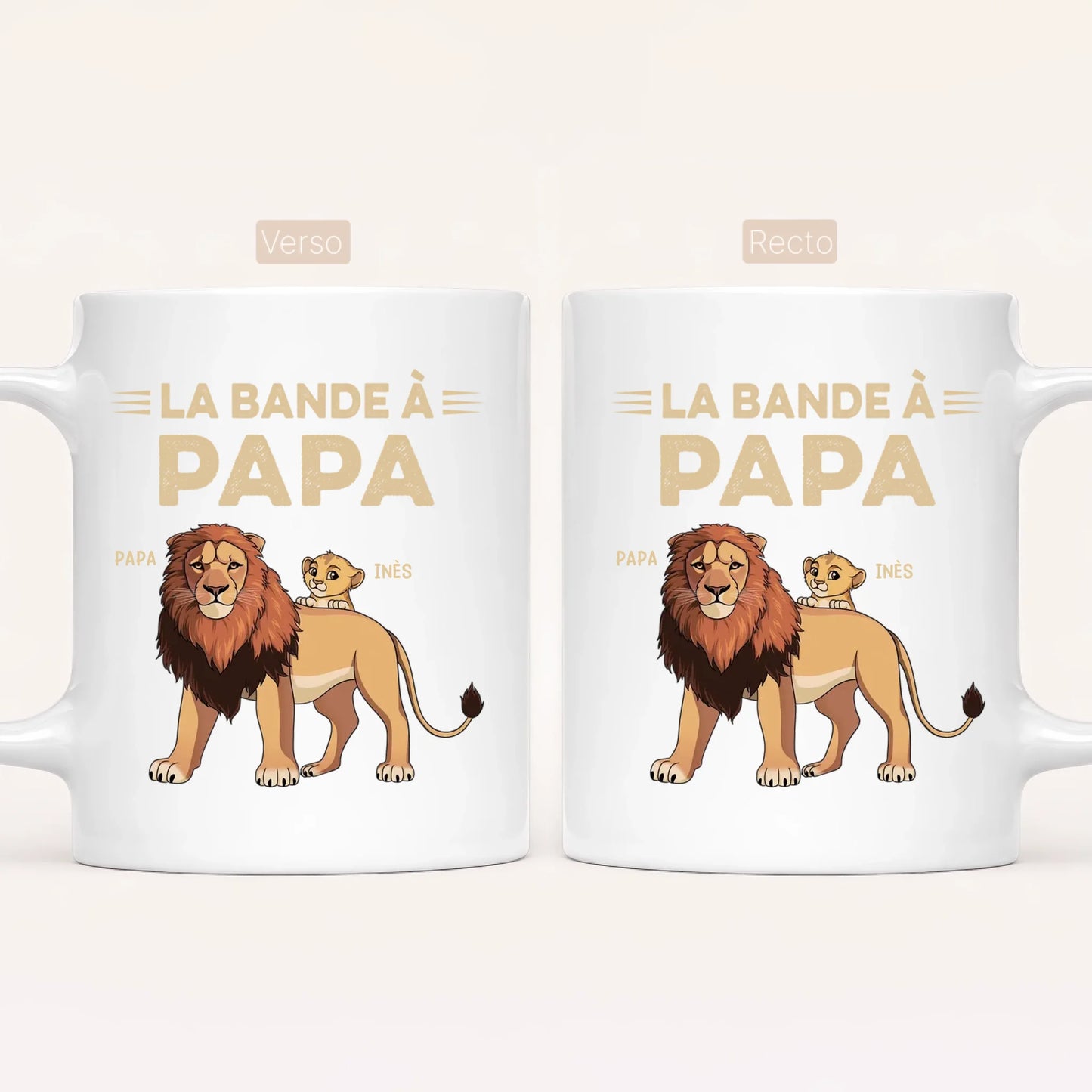 La Bande à Papa Lion | Mug Personnalisé